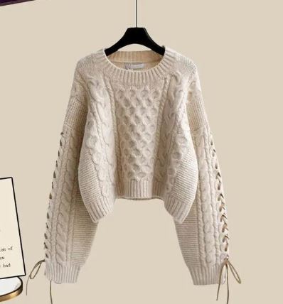 Elara | Conjunto de suéter de punto y pantalones