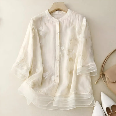 Giovanna - Blusa de algodón elegante