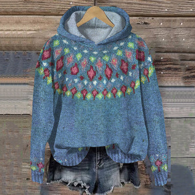 Carole | Sudadera con Capucha Nórdica Cálida