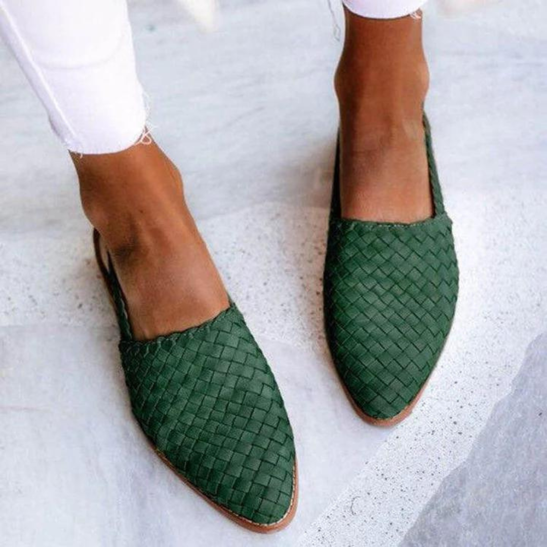 Honoria - Elegante slingback de tela