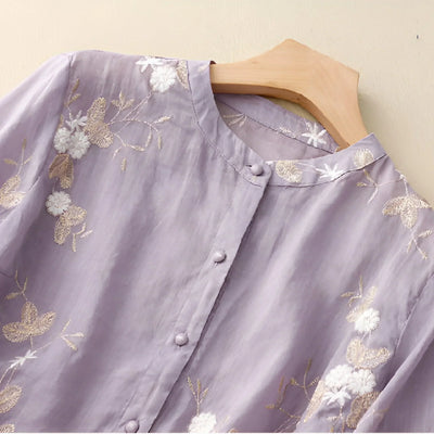 Giovanna - Blusa de algodón elegante
