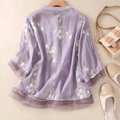 Giovanna - Blusa de algodón elegante