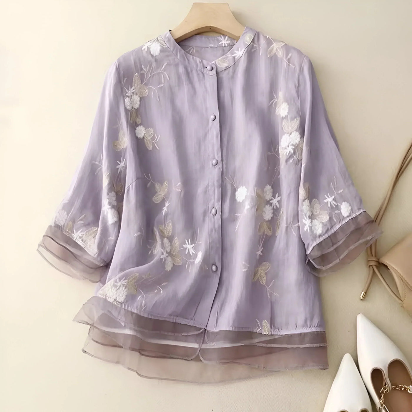 Giovanna - Blusa de algodón elegante