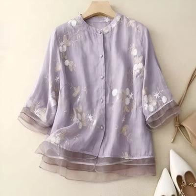 Giovanna - Blusa de algodón elegante