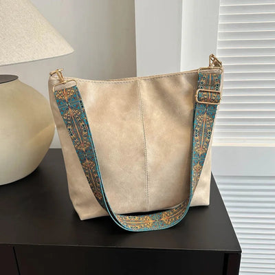 Camila | Bolso de hombro de cuero vintage