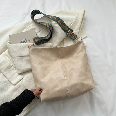 Camila | Bolso de hombro de cuero vintage