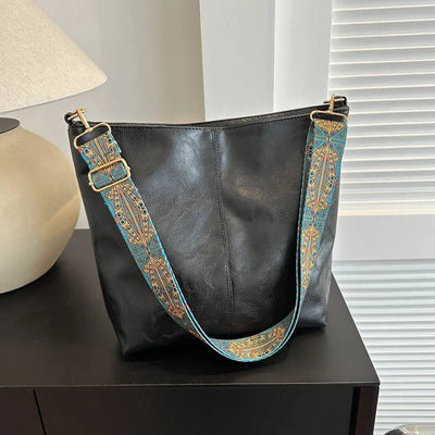 Camila | Bolso de hombro de cuero vintage