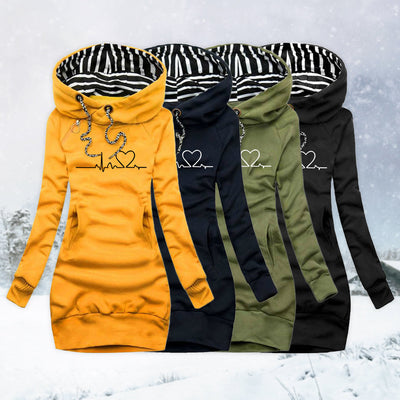 Camila | vestido jersey estampado heartbeat