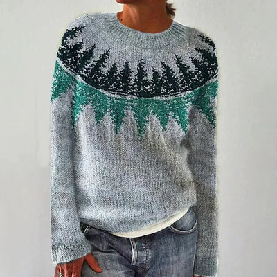 Cate | Pull Tricoté Classique Suéter