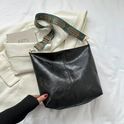 Camila | Bolso de hombro de cuero vintage