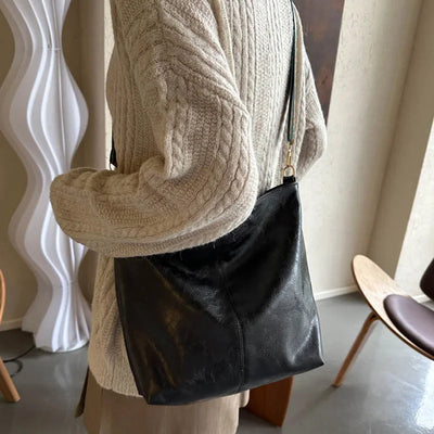 Camila | Bolso de hombro de cuero vintage