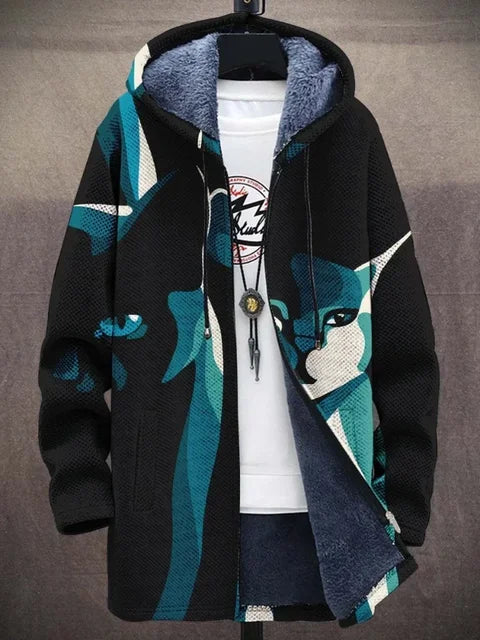 Anna - Chaqueta con estampado de gato