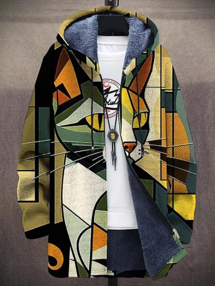 Anna - Chaqueta con estampado de gato