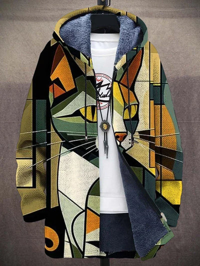 Anna - Chaqueta con estampado de gato