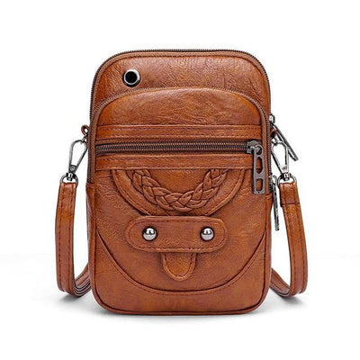 Vellana | Bolso bandolera de piel vintage