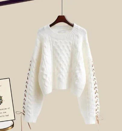 Elara | Conjunto de suéter de punto y pantalones