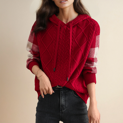 Leonie | Suéter Jacquard con Capucha