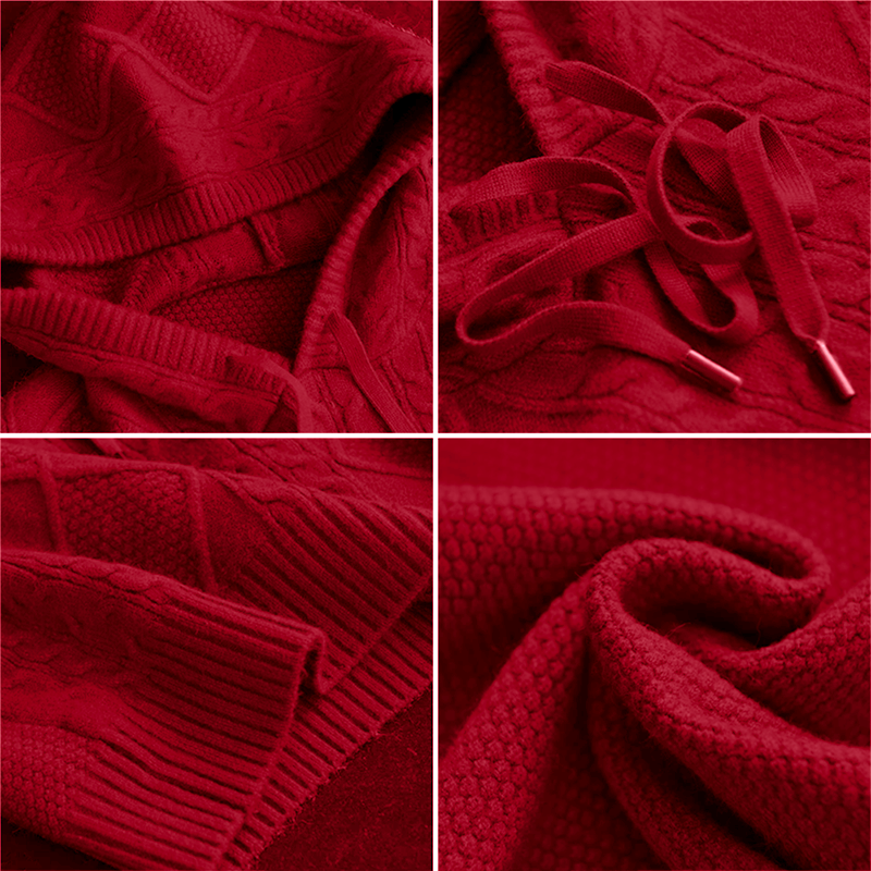 Leonie | Suéter Jacquard con Capucha