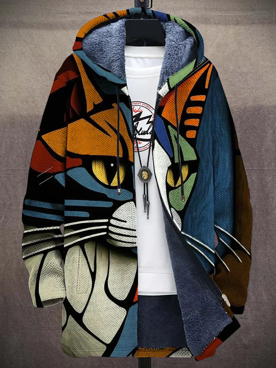 Anna - Chaqueta con estampado de gato