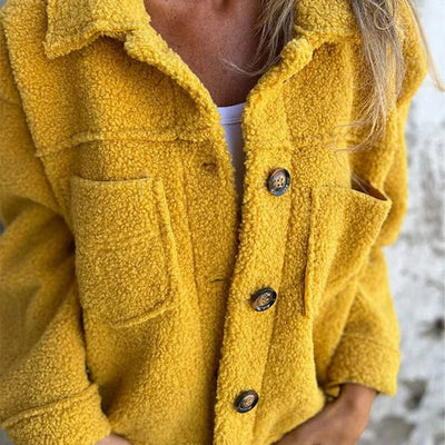 Dion - Chaqueta corta de lana con solapas