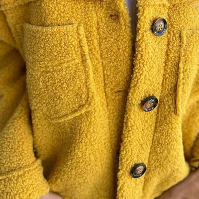 Dion - Chaqueta corta de lana con solapas